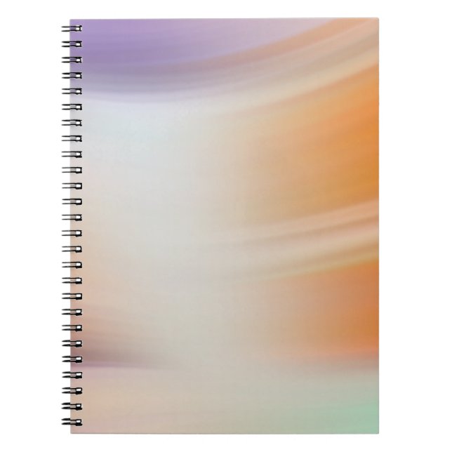 Cuaderno Modern Pastel Gradient Spiral Notebook (Frente)