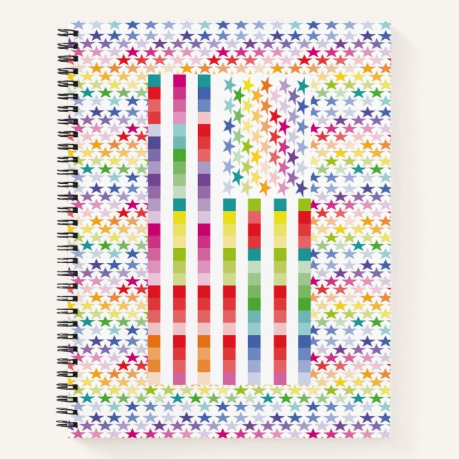 CUADERNO MODERN VERSION MULTICOLOR USA/EEUU FLAG MASANSER (Anverso)