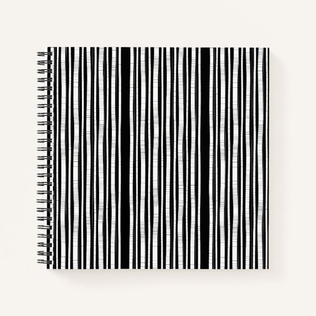 Cuaderno Modern Vertical Stripes Pattern (Anverso)