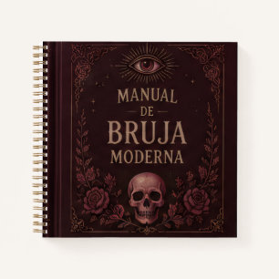 Cuaderno Modern Witch's Skull Manual