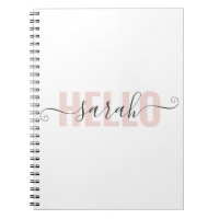 Moderna Belleza Rosa Pastel Y Su Nombre