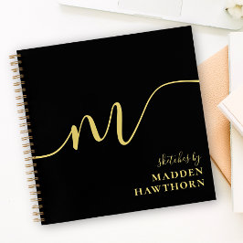 Cuaderno Moderna caligrafía monográfica Black Gold Sketchbo