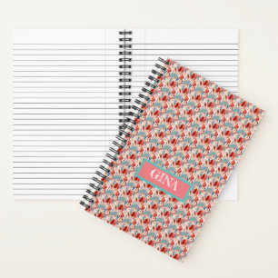 Cuaderno Moderna Girly Cute Personalizada