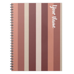 Cuaderno Moderna Linear Rosa Antiguo y Cobre