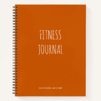 Moderna Naranja Sencilla Gimnasio de entrenamiento