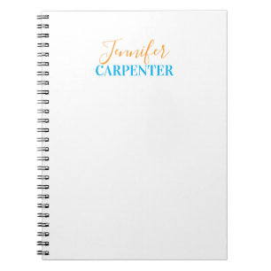 Cuaderno Moderna y elegante modernidad minimalista