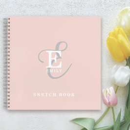 Cuaderno Moderna y elegante tipografía monográfica Rubor Pi