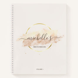 Cuaderno Moderna y moderna colección de arte acuarela de mo