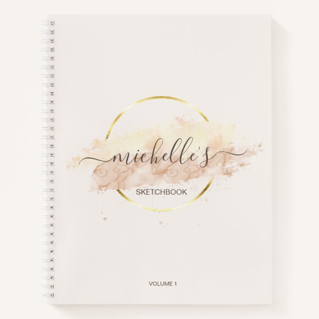 Cuaderno Moderna y moderna colección de arte acuarela de mo (Anverso)