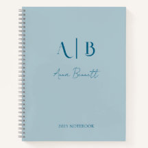 Modernas iniciales de monograma personalizadas Nom