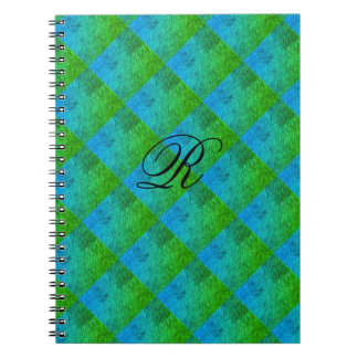 Cuaderno MODERNO BASURA VERDE BORRACHO DE CORTE AZUL EN ESp