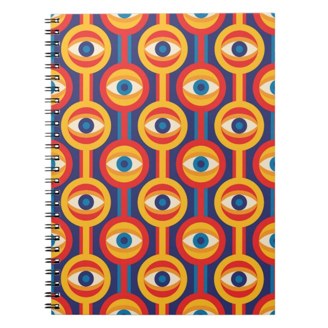 Cuaderno Moderno de mediados de siglo: geométrico abstracto (Frente)
