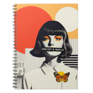 Cuaderno Moderno   Diario para portátiles "Palabras no habl