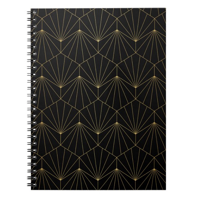 Cuaderno Moderno diseño de diamante art deco sin fisuras. T (Frente)