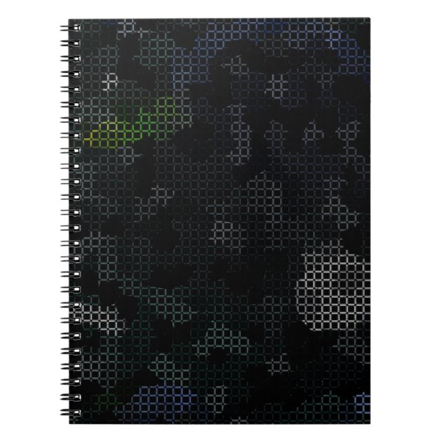 CUADERNO MODERNO ELEGANT_THE ABSTRACT_ART_BLACK (Frente)