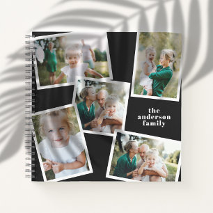 Cuaderno Moderno elegante de fotos múltiples personalizadas
