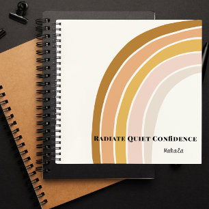 Cuaderno Moderno estilo de Boho motivacional Minimalista