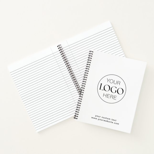 Cuaderno Moderno logotipo profesional para empresas Minimal (Interior)