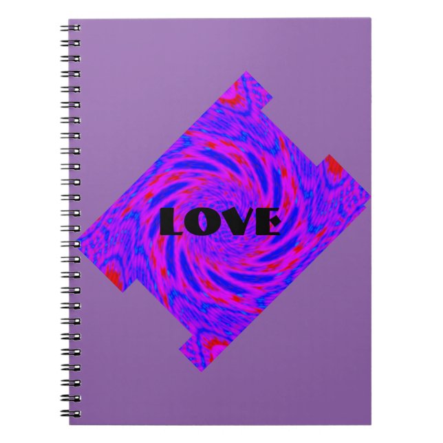 CUADERNO MODERNO MANDALA COLOR ROSA (Frente)