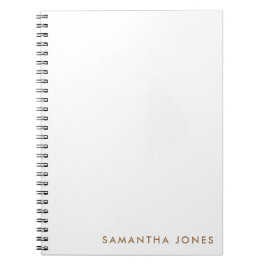 Cuaderno Moderno minimalista