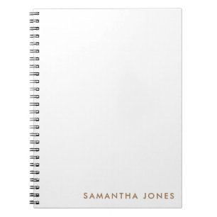 Cuaderno Moderno minimalista