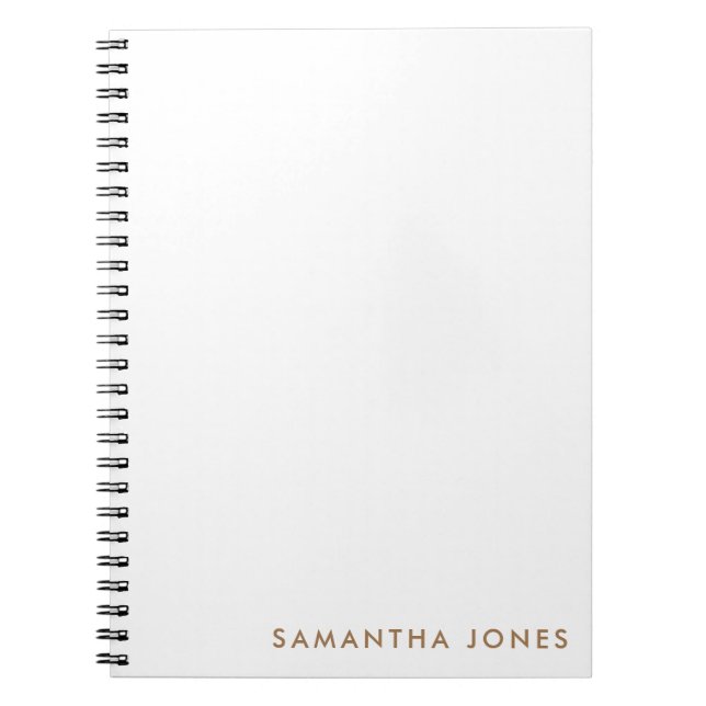 Cuaderno Moderno minimalista (Frente)