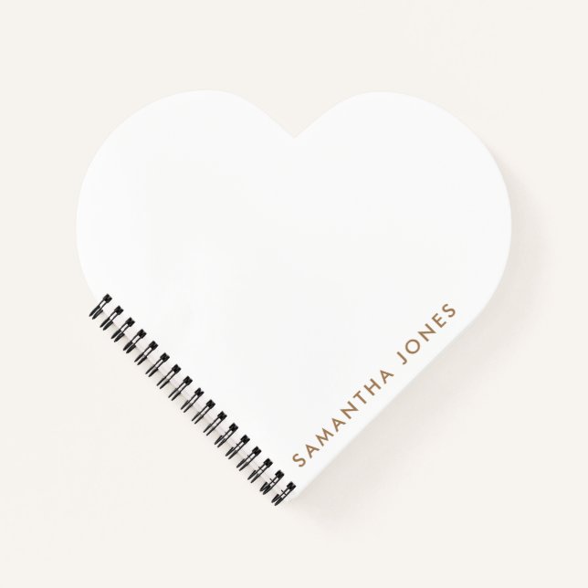 Cuaderno Moderno minimalista (Anverso)