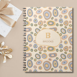 Cuaderno Moderno Minimalista Orgánico Personalizado