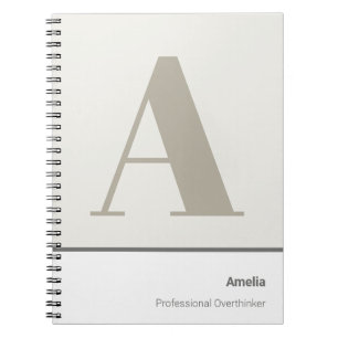 Cuaderno Moderno Minimalista Profesional Audaz