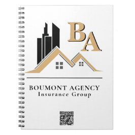 Cuaderno Moderno Negro Dorado Profesional Agrega Tu Propio