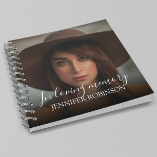 Cuaderno Moderno personalizado en la memoria amorosa Monu