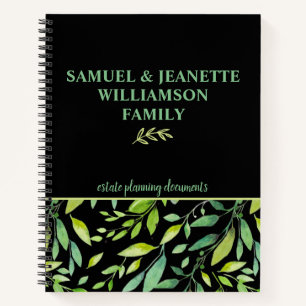 Cuaderno Moderno planeamiento de fincas familiares de leafy