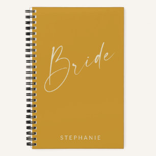 Cuaderno Moderno planificador de bodas personalizadas para