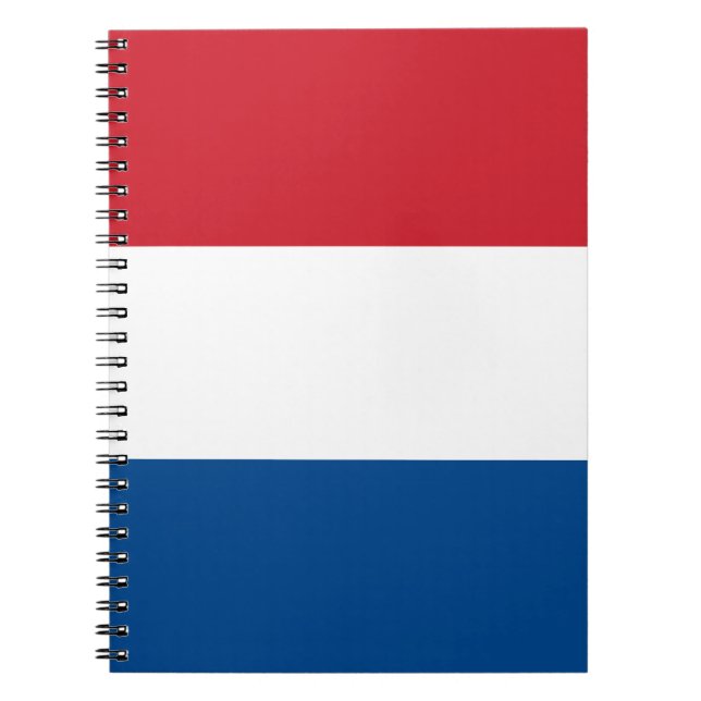 Cuaderno Moderno recuerdo de bandera de los Países Bajos (Frente)