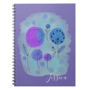 Cuaderno Moderno Resumen El Arte De Las Flores Personalizad
