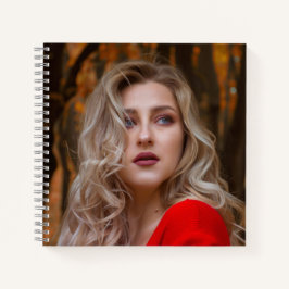 Cuaderno Moderno Simple Personalizado Una Foto