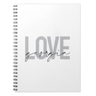 Cuaderno Moderno, simple, urbano, genial diseño Love Georgi