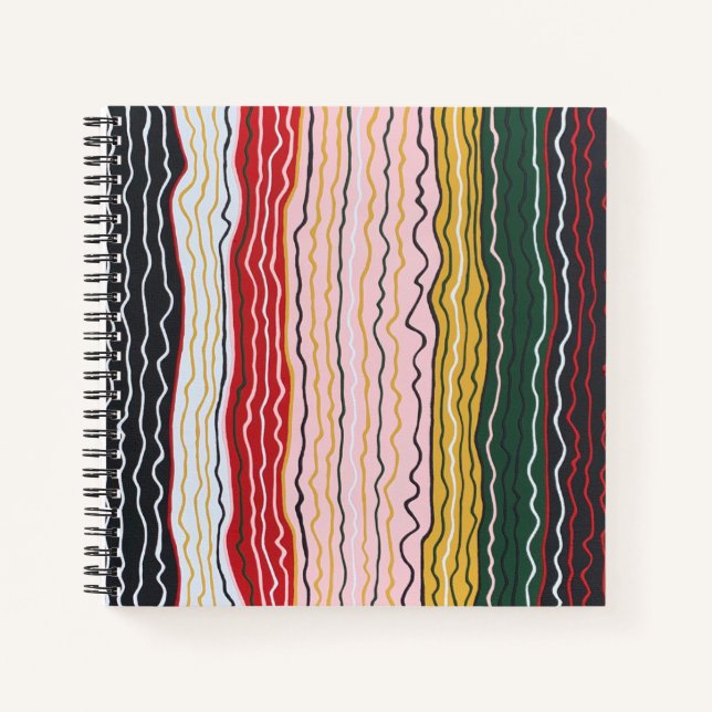 Cuaderno Moderno Squiggles 2 bloc de notas (Anverso)