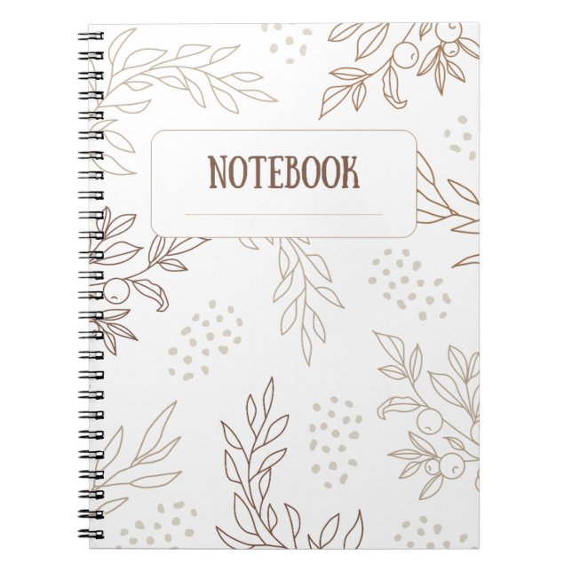 Cuaderno Moderno y elegante (Frente)