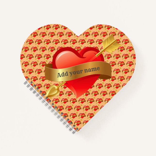 Cuaderno Moderno y elegante Mejor Amor Popular (Anverso)
