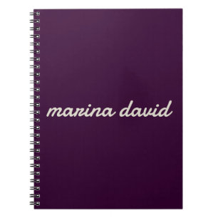 Cuaderno Moderno y elegante personalizado