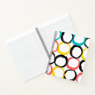 Cuaderno Modernos, coloridos, frescos, únicos, modernos cír