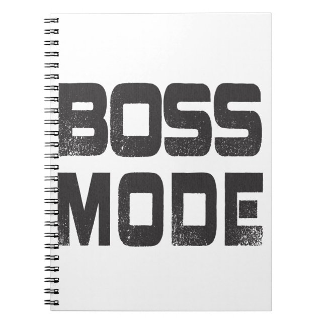 Cuaderno Modo Boss (Frente)