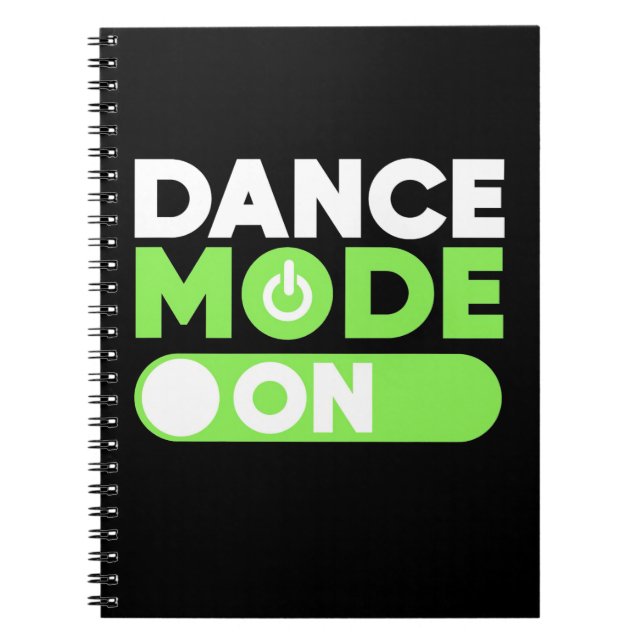 Cuaderno Modo de baile activado (Frente)