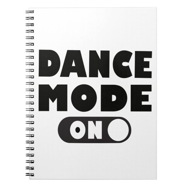 Cuaderno Modo De Baile En Cita Divertida De Baile (Frente)