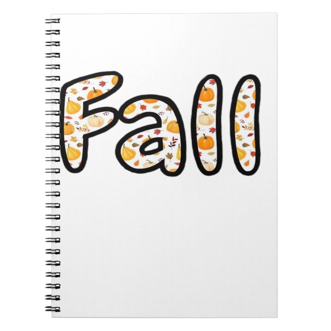 Cuaderno Modo de fiesta - Comodidad de otoño - Comodidad de (Frente)