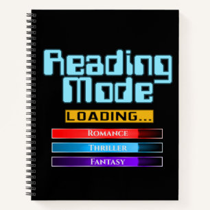 Cuaderno Modo de lectura de género personalizado
