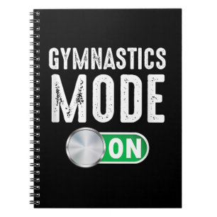 Cuaderno Modo Gimnasia Activado Atleta de Gimnasia Genial