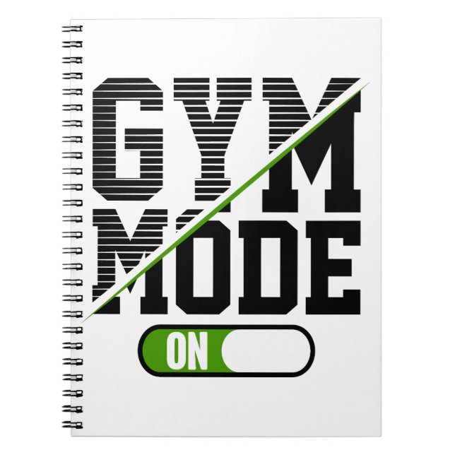 Cuaderno Modo Gimnasio En La Formación De Gimnasio (Frente)