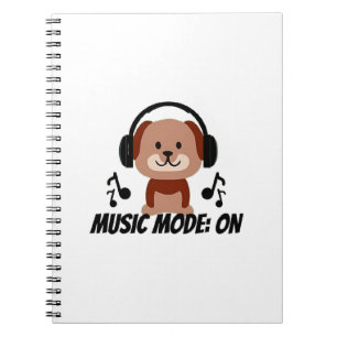 Cuaderno Modo Música ACTIVADO � Vibraciones de Perro de Dib